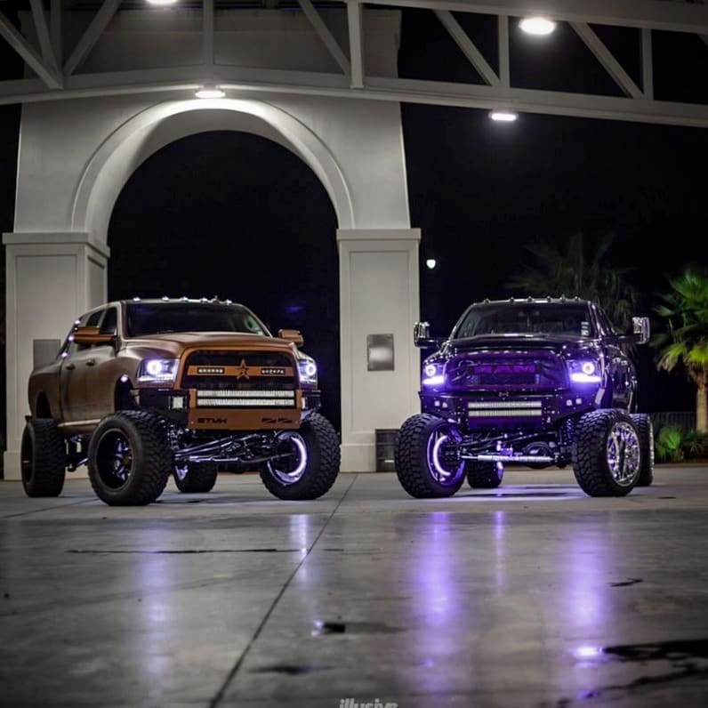 2252-330 - Ram 2013-2018 ORACLE ColorSHIFT Projector Headlight Halo Kit